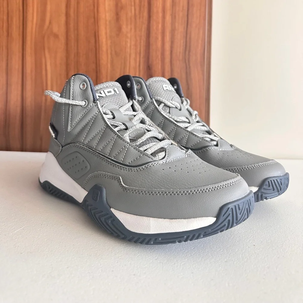 NWOT AND1 Men's Streetball Basketball Shoes High-Top Size 9.5 - Picture 3 of 11